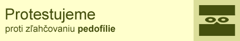 Protestujeme! Pedofilia je choroba. Protestujeme! Pedofilia je choroba.
